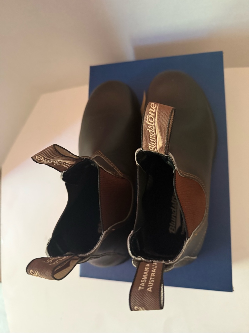 Blundstone Unisex Brown Leather Chelsea Boots US Men’s 6, US Women’s 8 NEW - Picture 6 of 8